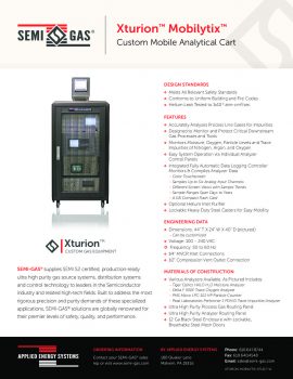 SEMI-GAS® Xturion™ Mobilytix™: Custom Mobile Analytical Cart