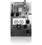 7-Valve Semi-Automatic Gas Panel (for Hazardous, Toxic & Flammable Gases)