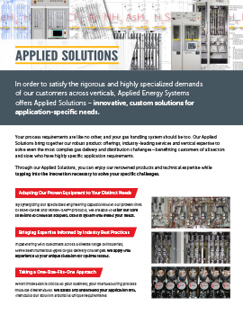 Applied Solutions: Custom-Engineered Equipment