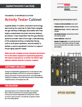 Activity Tester Cabinet Case Study