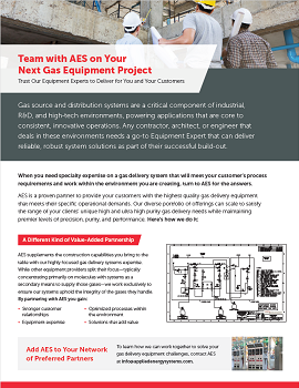 Team with AES on Your Next Gas Equipment Project