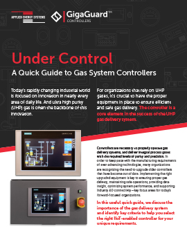 Under Control: A Quick Guide to Gas System Controllers